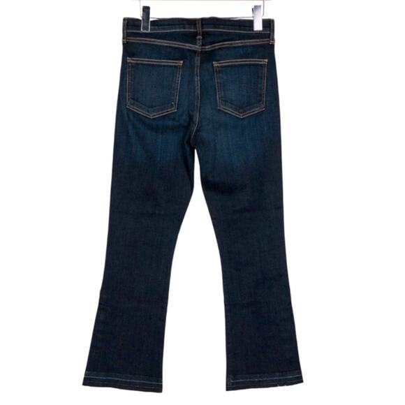 Veronica Beard Carolyn Baby Boot Button Fly Cropped Raw Hem Jeans Size 28 NWT - Picture 5 of 10